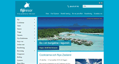 Desktop Screenshot of fijiresor.se